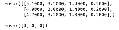 Image 2 - Contents of the feature and target tensors